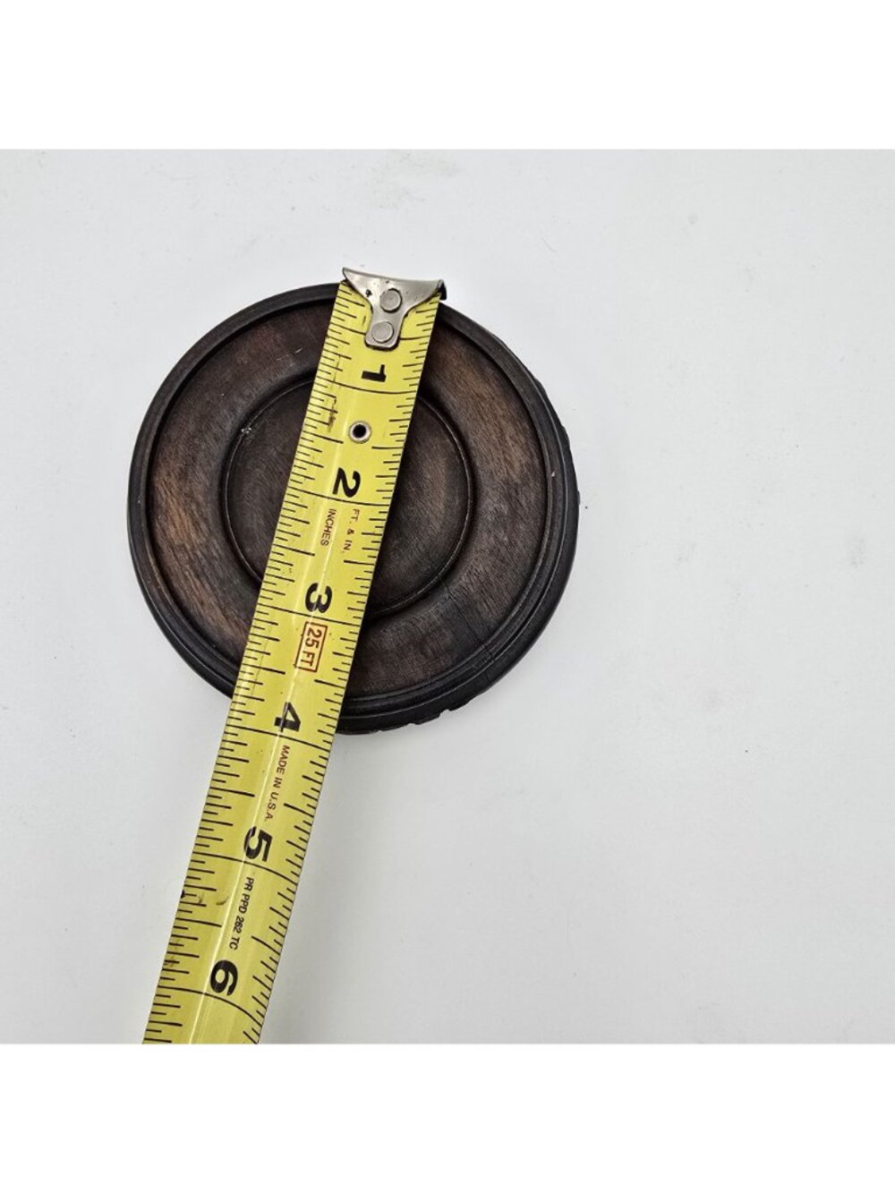 Asian Wooden Display Stand Intricate Cut-Out Design Vintage Era Black Finish - Picture 6 of 7